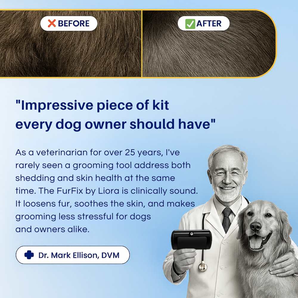 FurFix™ – Professional Deshedding Brush for Pets