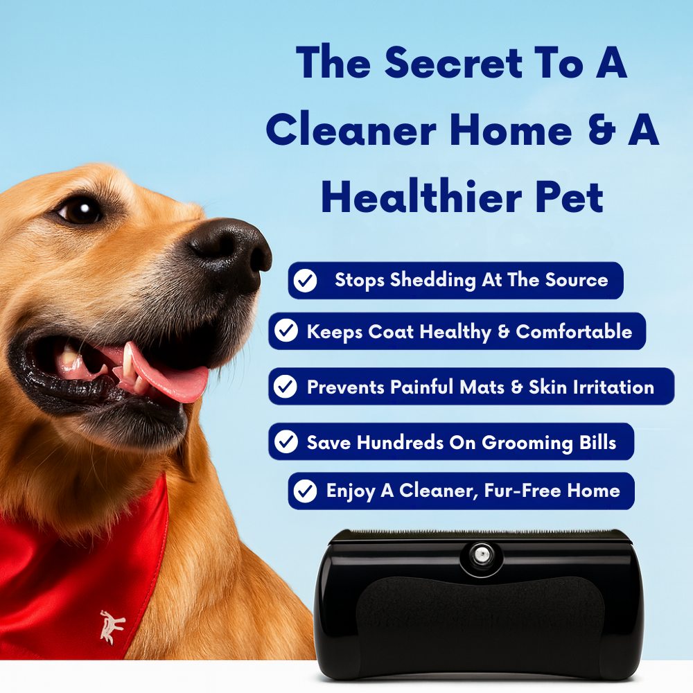 FurFix™ – Professional Deshedding Brush for Pets